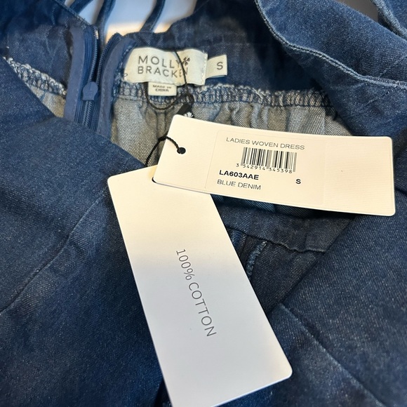 NWT Molly Bracken Ruffle Trim Woven Dress – Sz S - Picture 11 of 16